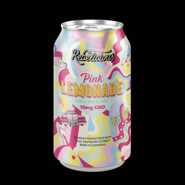 Rebelicious CBD infused Pink Lemonade 15mg