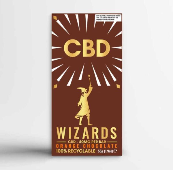 Wizards CBD Orange Chocolate 50mg