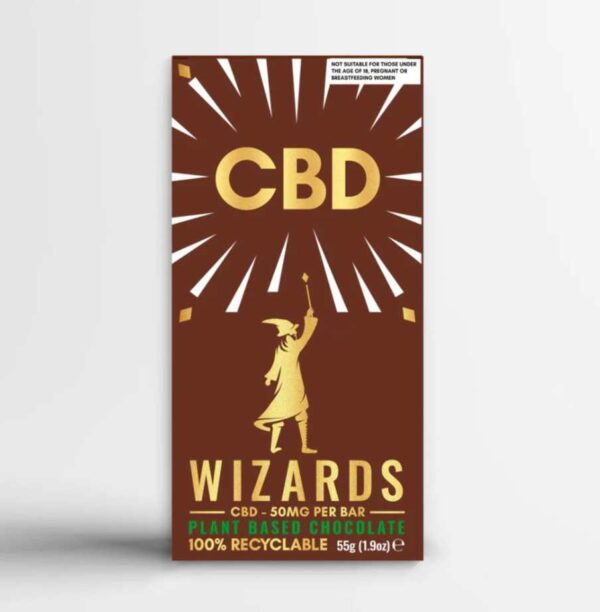 Wizards Plant Based Chocolate 50mg (dairy free)