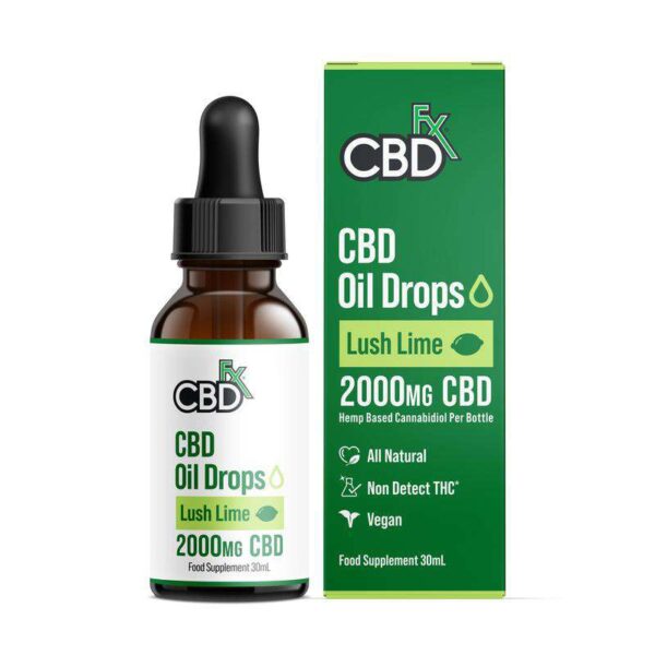 CBDFX Drops Lush Lime 2000mg