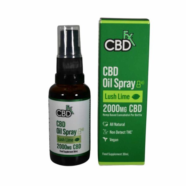 CBDFX Oral spray Lush Lime 2000mg